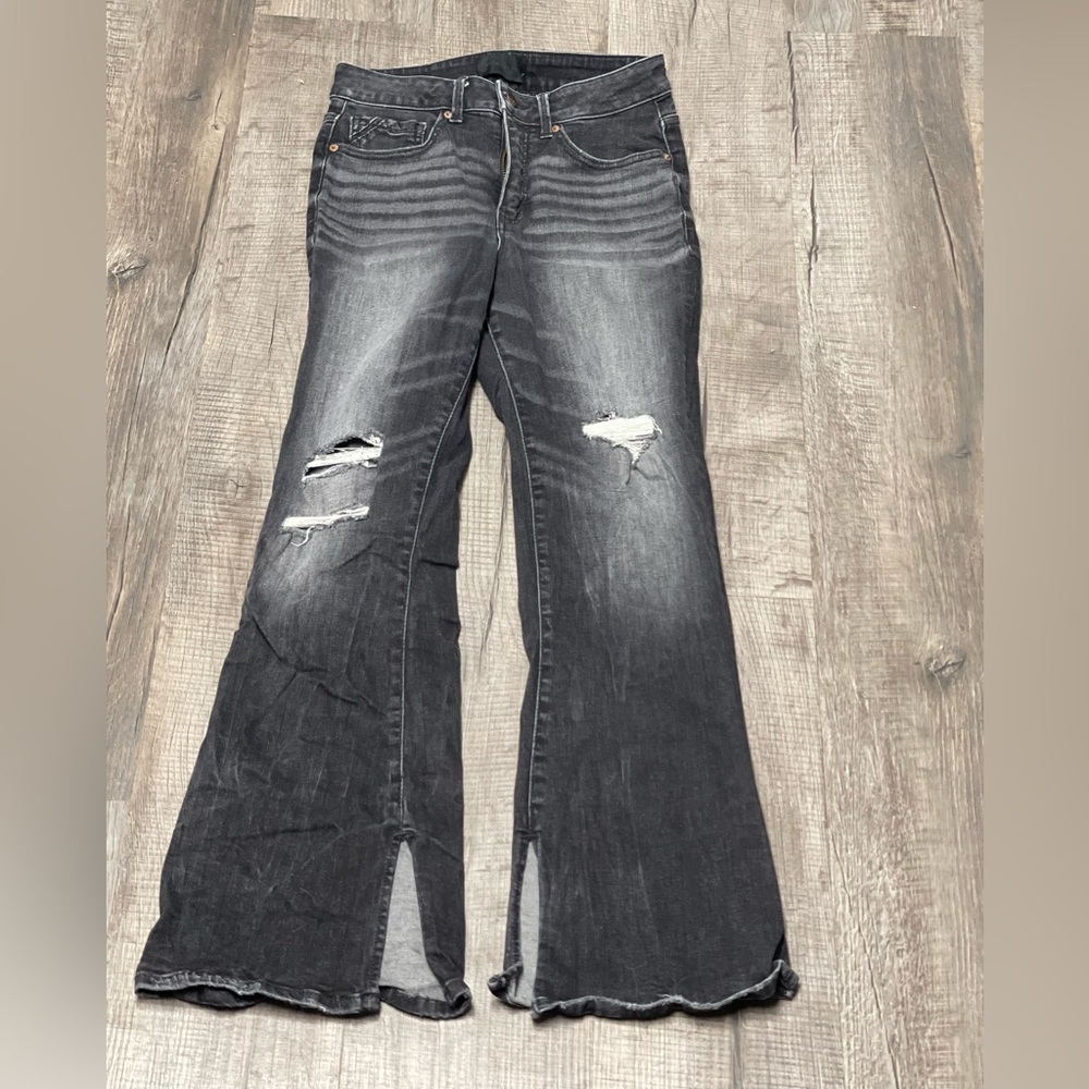 Buckle Black Bootcut Jeans
